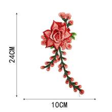 Load image into Gallery viewer, 1pc Embroidery Flower Patch Applique DIY Crafts Sticker for Dress Bag Clothes Accessories Badges Sew On Sewing Accessories