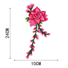 Load image into Gallery viewer, 1pc Embroidery Flower Patch Applique DIY Crafts Sticker for Dress Bag Clothes Accessories Badges Sew On Sewing Accessories