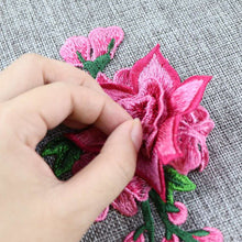 Load image into Gallery viewer, 1pc Embroidery Flower Patch Applique DIY Crafts Sticker for Dress Bag Clothes Accessories Badges Sew On Sewing Accessories