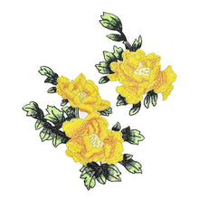 Load image into Gallery viewer, 1pair Embroidery Flower Patch Applique DIY Crafts Sticker for Dress Bag Clothes Accessories Badges Sew On Sewing Accessories