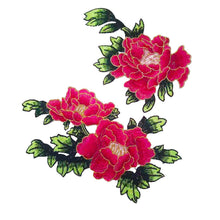 Load image into Gallery viewer, 1pair Embroidery Flower Patch Applique DIY Crafts Sticker for Dress Bag Clothes Accessories Badges Sew On Sewing Accessories