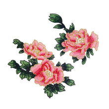 Load image into Gallery viewer, 1pair Embroidery Flower Patch Applique DIY Crafts Sticker for Dress Bag Clothes Accessories Badges Sew On Sewing Accessories