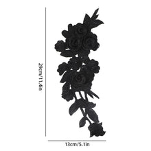Load image into Gallery viewer, 1pc Embroidery Flower Patch Applique DIY Crafts Sticker for Dress Bag Clothes Accessories Badges Sew On Sewing Accessories