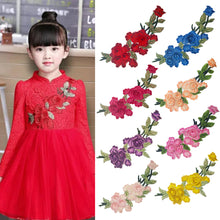 Load image into Gallery viewer, 1pc Embroidery Flower Patch Applique DIY Crafts Sticker for Dress Bag Clothes Accessories Badges Sew On Sewing Accessories