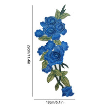 Load image into Gallery viewer, 1pc Embroidery Flower Patch Applique DIY Crafts Sticker for Dress Bag Clothes Accessories Badges Sew On Sewing Accessories