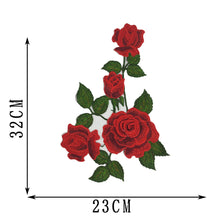 Load image into Gallery viewer, 1pc Embroidery Flower Patch Applique DIY Crafts Sticker for Dress Bag Clothes Accessories Badges Sew On Sewing Accessories