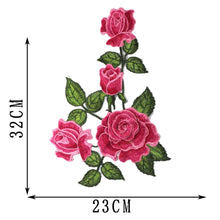 Load image into Gallery viewer, 1pc Embroidery Flower Patch Applique DIY Crafts Sticker for Dress Bag Clothes Accessories Badges Sew On Sewing Accessories