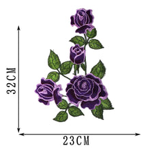 Load image into Gallery viewer, 1pc Embroidery Flower Patch Applique DIY Crafts Sticker for Dress Bag Clothes Accessories Badges Sew On Sewing Accessories