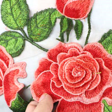 Load image into Gallery viewer, 1pc Embroidery Flower Patch Applique DIY Crafts Sticker for Dress Bag Clothes Accessories Badges Sew On Sewing Accessories