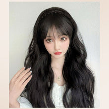 Load image into Gallery viewer, Wig Bangs Hairband Natural Forehead Wig Patch Invisible Traceless Fake Bangs Hair Hoop Simple Convenient Hair Accessory