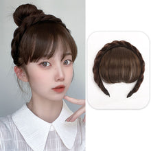 Load image into Gallery viewer, Wig Bangs Hairband Natural Forehead Wig Patch Invisible Traceless Fake Bangs Hair Hoop Simple Convenient Hair Accessory