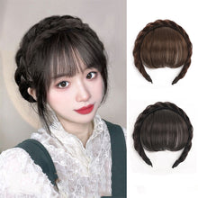 Load image into Gallery viewer, Wig Bangs Hairband Natural Forehead Wig Patch Invisible Traceless Fake Bangs Hair Hoop Simple Convenient Hair Accessory