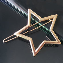 Load image into Gallery viewer, Simple Versatile Alloy Hollow Hair Clip Multiple Shaped Bangs Hairpin Headwear Hair Accessory for Female