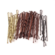 Load image into Gallery viewer, 50pcs/pack Simple Alloy Hair Clips High Elasticity Durable Wave Clamp Hairpins Headwear Hair Accessory
