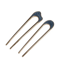 Load image into Gallery viewer, Simple Alloy U-shaped Hairpin Temperament Versatile Durable Updo Hairpin Headwear Hair Accessories for Women
