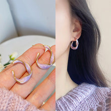 Load image into Gallery viewer, Geometrically Irregular Twisted Earrings Simple Versatile Alloy Earrings Ear Studs Women Fashionable Jewelry