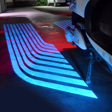 Load image into Gallery viewer, Motorcycle Car Projector Angel Wing LED Lamps Modified Moto Tail Lights Carpet Underglow Welcome Brake Taillights Bulbs 9-36V