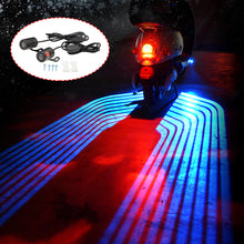 Load image into Gallery viewer, Motorcycle Car Projector Angel Wing LED Lamps Modified Moto Tail Lights Carpet Underglow Welcome Brake Taillights Bulbs 9-36V