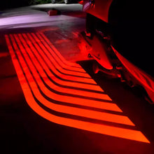 Load image into Gallery viewer, Motorcycle Car Projector Angel Wing LED Lamps Modified Moto Tail Lights Carpet Underglow Welcome Brake Taillights Bulbs 9-36V