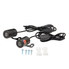 Load image into Gallery viewer, Motorcycle Car Projector Angel Wing LED Lamps Modified Moto Tail Lights Carpet Underglow Welcome Brake Taillights Bulbs 9-36V