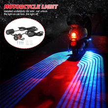 Load image into Gallery viewer, Motorcycle Car Projector Angel Wing LED Lamps Modified Moto Tail Lights Carpet Underglow Welcome Brake Taillights Bulbs 9-36V