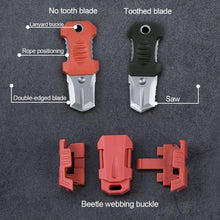Load image into Gallery viewer, Outdoor Portable Beetle Mini Knife Unopened Edge Molle System EDC Portable Tool Webbed Buckle Outdoor Survival Gadget