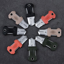 Load image into Gallery viewer, Outdoor Portable Beetle Mini Knife Unopened Edge Molle System EDC Portable Tool Webbed Buckle Outdoor Survival Gadget