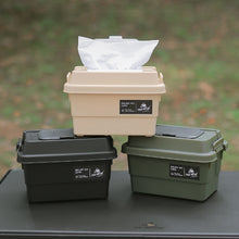 Load image into Gallery viewer, 1.1L Outdoor Multi-Functional Mini Paper Box Moisture-Proof Dust-Proof Desktop Debris Camping Seasoning Bottle Storage Box