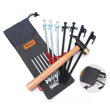 Load image into Gallery viewer, 40CM Ground Nail Storage Bag Outdoor Camping Tent Nail Pull Bag Fragmentary Tools Oxford Cloth Storage Package