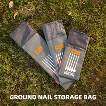 Load image into Gallery viewer, 40CM Ground Nail Storage Bag Outdoor Camping Tent Nail Pull Bag Fragmentary Tools Oxford Cloth Storage Package