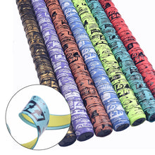 Load image into Gallery viewer, 2M PU Printed Fishing Rod Wrap Strap Pressed Keel Hand Rubber Elastic Comfortable Non-Slip Sweatband