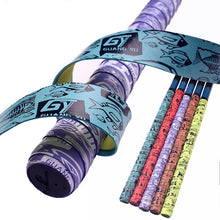 Load image into Gallery viewer, 2M PU Printed Fishing Rod Wrap Strap Pressed Keel Hand Rubber Elastic Comfortable Non-Slip Sweatband