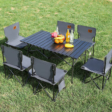 Load image into Gallery viewer, Outdoor Foldable Portable Picnic Camping Chair Sketching Stool 600D Oxford Cloth Bearing 100KG Fishing Chair