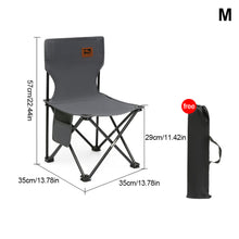 Load image into Gallery viewer, Outdoor Foldable Portable Picnic Camping Chair Sketching Stool 600D Oxford Cloth Bearing 100KG Fishing Chair