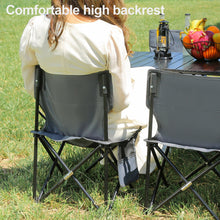 Load image into Gallery viewer, Outdoor Foldable Portable Picnic Camping Chair Sketching Stool 600D Oxford Cloth Bearing 100KG Fishing Chair