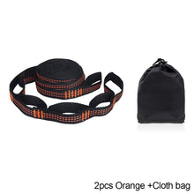 Load image into Gallery viewer, 2PCS 5+1 Ring Hammock Special Adjustment Strap Outdoor Camping High Strength Polyester Silk Strap Bearing Strong Easy Installation