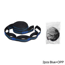 Load image into Gallery viewer, 2PCS 5+1 Ring Hammock Special Adjustment Strap Outdoor Camping High Strength Polyester Silk Strap Bearing Strong Easy Installation