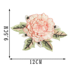 Load image into Gallery viewer, 12*9.5cm Embroidery Flower Patch Applique DIY Crafts Sticker for Dress Bag Clothes Accessories Badges Sew On Sewing Accessories