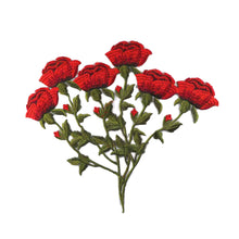 Load image into Gallery viewer, Embroidery Rose Flower Patch Applique DIY Crafts Sticker for Dress Bag Clothes Accessories Badges Sew On Sewing Accessories