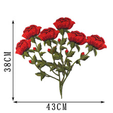 Load image into Gallery viewer, Embroidery Rose Flower Patch Applique DIY Crafts Sticker for Dress Bag Clothes Accessories Badges Sew On Sewing Accessories