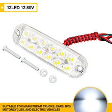 Load image into Gallery viewer, 12LED 12-80V Car Truck Strobe Trailer Clearance Flash Lamp Flashing Warning Strobe LED Light Bar Lamp Warning Light