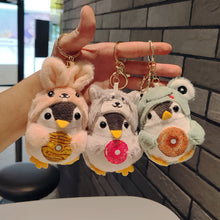 Load image into Gallery viewer, 10CM Little Penguin Keychain Doll Pendant Cute Penguin Doll Plush Toy Birthday Gifts Mini Animal Plush Doll Keychain