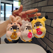 Load image into Gallery viewer, 10CM Little Penguin Keychain Doll Pendant Cute Penguin Doll Plush Toy Birthday Gifts Mini Animal Plush Doll Keychain