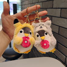 Load image into Gallery viewer, 10CM Little Penguin Keychain Doll Pendant Cute Penguin Doll Plush Toy Birthday Gifts Mini Animal Plush Doll Keychain