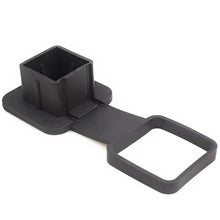 Load image into Gallery viewer, 2" Trailer Hitch Cap Rubber Hook Plug Receiver Cover Trail Hitch Cover with Cap Fit For Dodge Ram Ford Jeep Chevrolet ATV UTV Toyota Ford Nissan Chevy RAM Dodge Mercedes