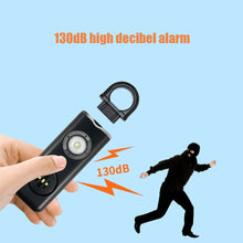 Load image into Gallery viewer, Self Defense Alarm 130dB Anti-wolf Alert for Girl Child Women Carrying Scream Loud Panic Alarm Emergency Alarm Keychain