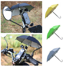 Load image into Gallery viewer, 1PC Mobile Phone Holder Motorcycle Bicycle Umbrella Portable Waterproof Mini Parasol Waterproof Anti-permeability Toy Umbrella