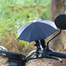 Load image into Gallery viewer, 1PC Mobile Phone Holder Motorcycle Bicycle Umbrella Portable Waterproof Mini Parasol Waterproof Anti-permeability Toy Umbrella