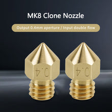 Load image into Gallery viewer, MK8 CHT Nozzle High Flow Nozzles 0.4mm 0.6mm For 1.75mm CR10 CR10S KP5L Ender-3 3D Printer Accessories