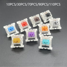 Load image into Gallery viewer, Switch Mechanical Keyboard Switch 3Pin Clicky Linear Tactile Silent Switches RGB LED SMD Gaming Compatible With MX Switch